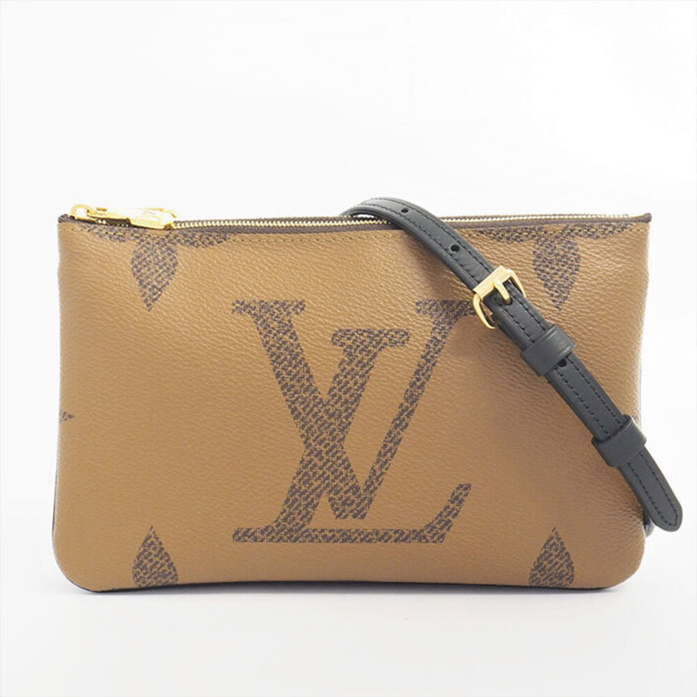 Louis Vuitton Pochette Double Zip Monogram Shoulder Bag